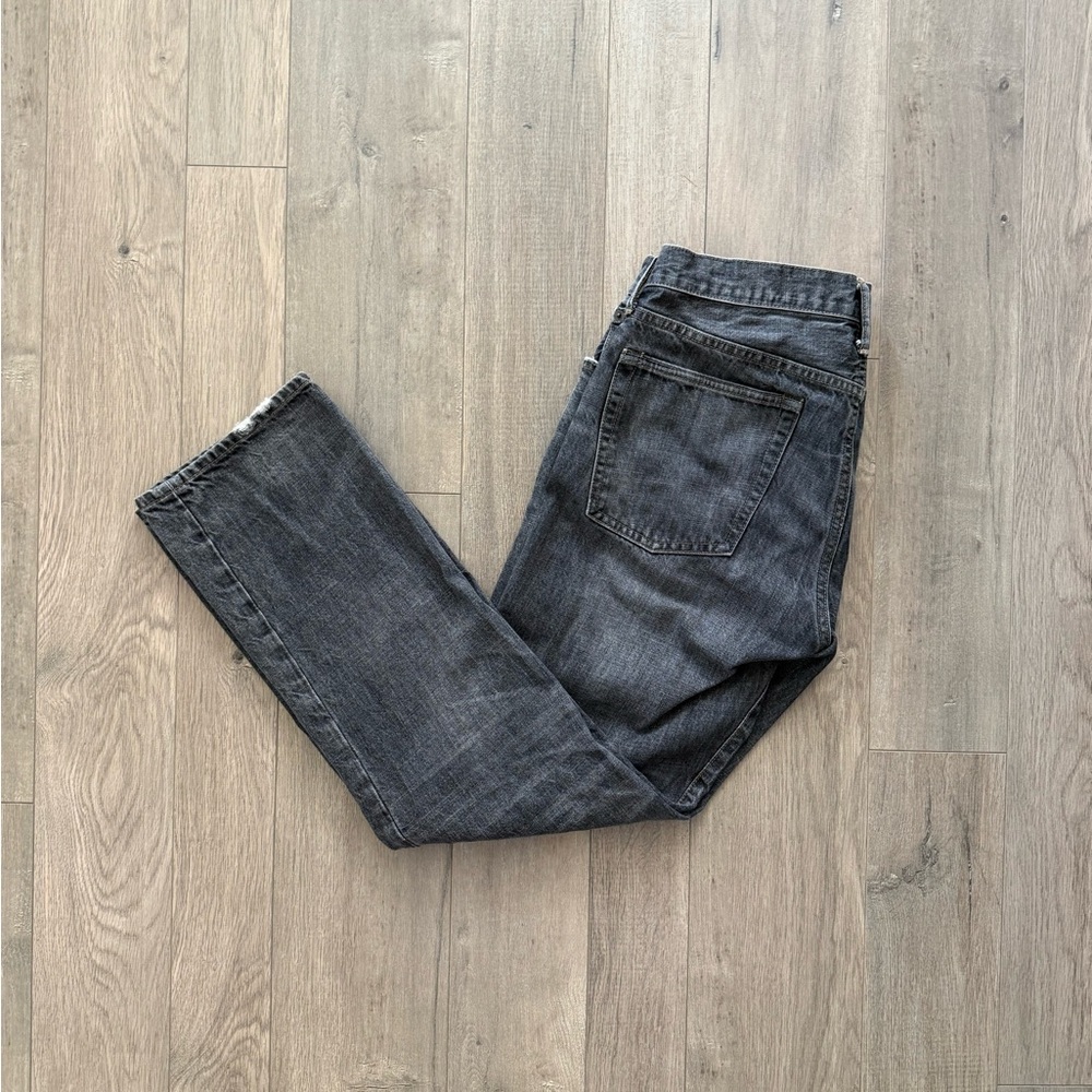 Faded Black/Grey Gap Straight Leg Jeans 32 X 30